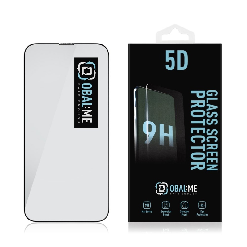 Obal:Me 5D Tvrdené Sklo pre Apple iPhone 13 Pro Max/14 Plus Black