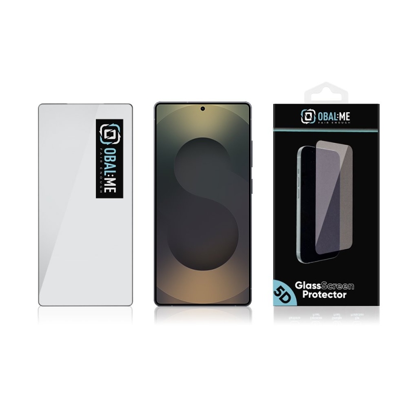 BALENIE:ME 5D tvrdené sklo pre Samsung Galaxy S25 Ultra Black