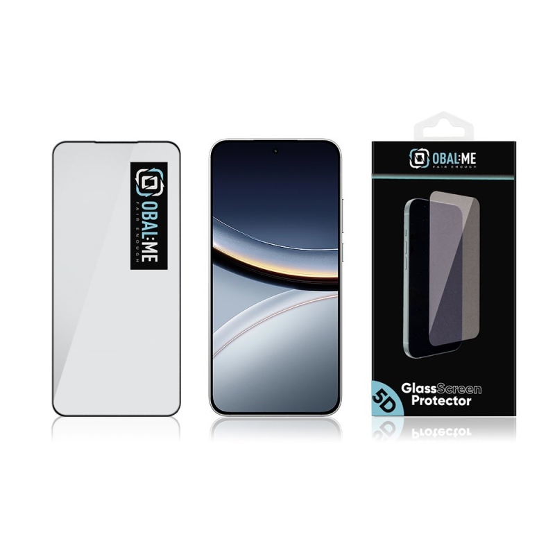 BALENIE:ME 5D tvrdené sklo pre Xiaomi Poco F7 Black