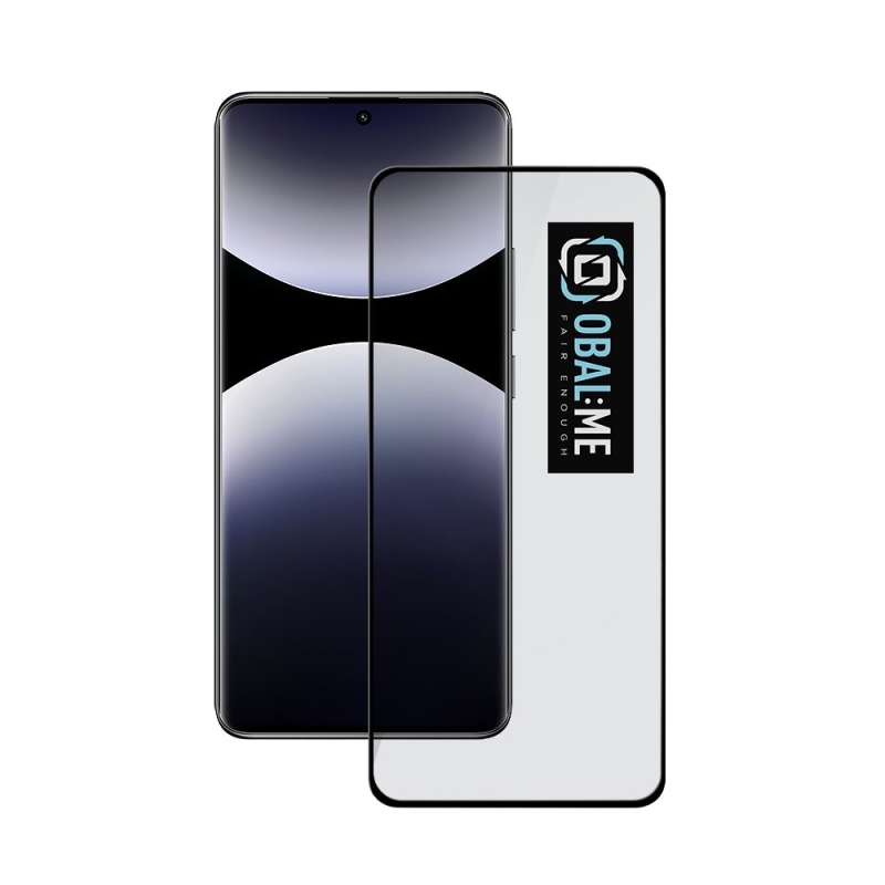 BALENIE:ME 5D tvrdené sklo pre Xiaomi Redmi Note 14 Pro 4G/5G/Poco X7 5G Black