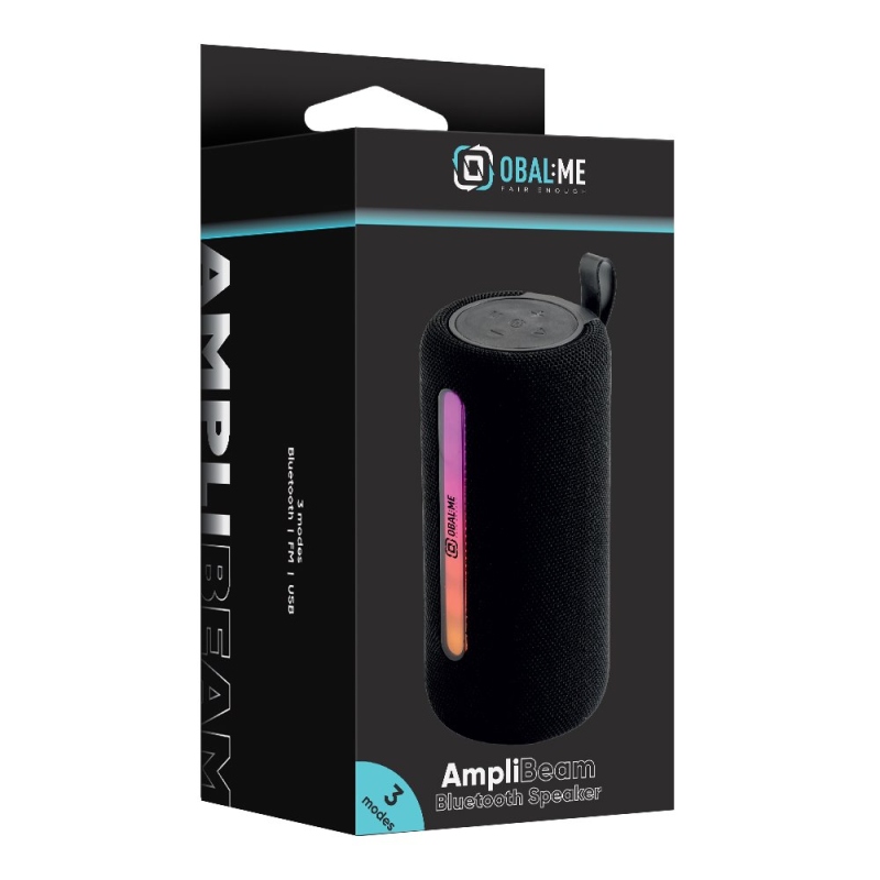 OBAL:ME AmpliBeam Bluetooth reproduktor – čierny