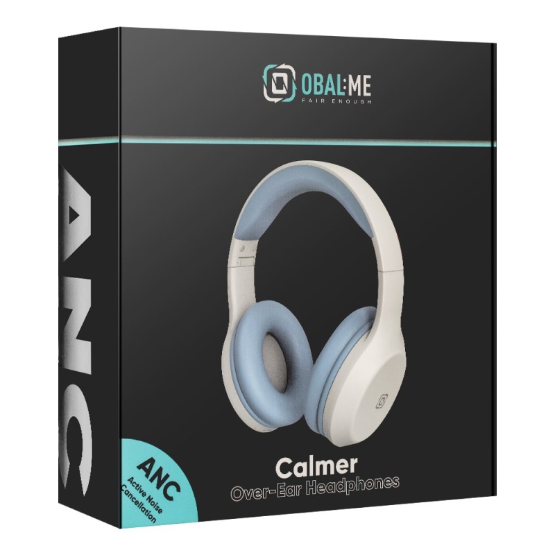 BALENIE:Bezdrôtové slúchadlá ME Calmer Over-Ear ANC White