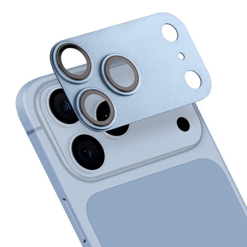 OBAL:ME Camera Island Ochrana objektívu pre Apple iPhone 18 Pro Max, svetlo modrá