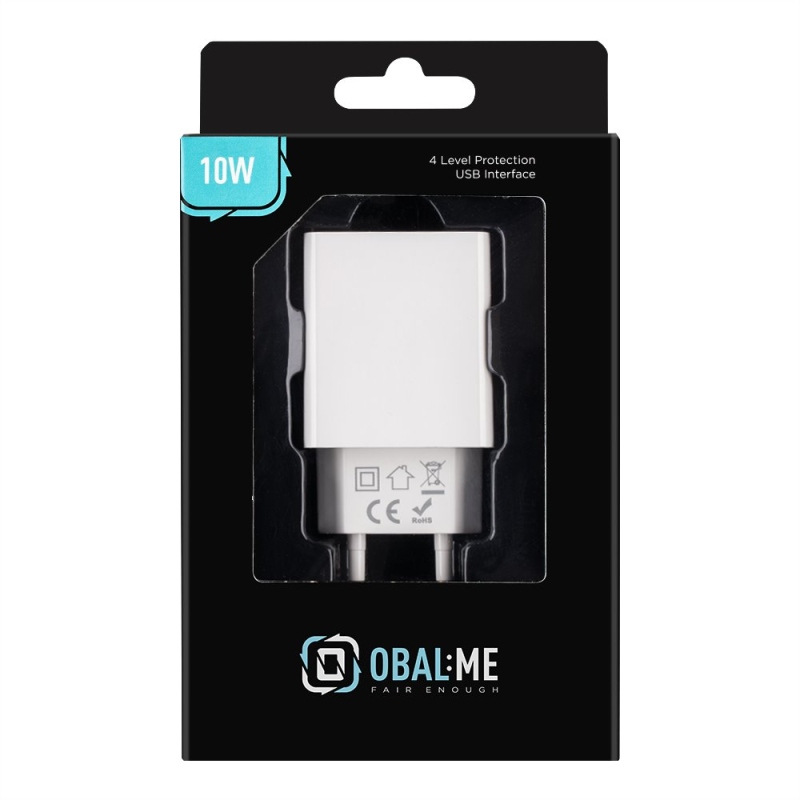 Obal:Me Cestovná Nabíjačka USB-A 10W White