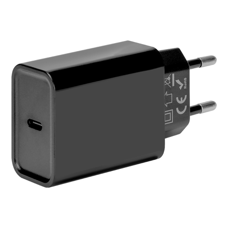 Obal:Me Cestovná Nabíjačka USB-C 20W Black