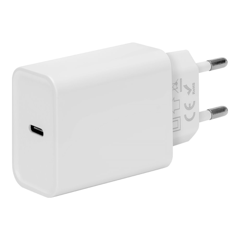 Obal:Me Cestovná Nabíjačka USB-C 20W White