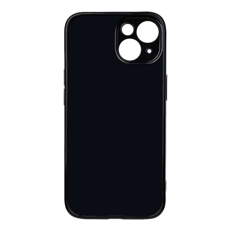 OBAL:ME Lesklé puzdro pre Apple iPhone 15, čierne