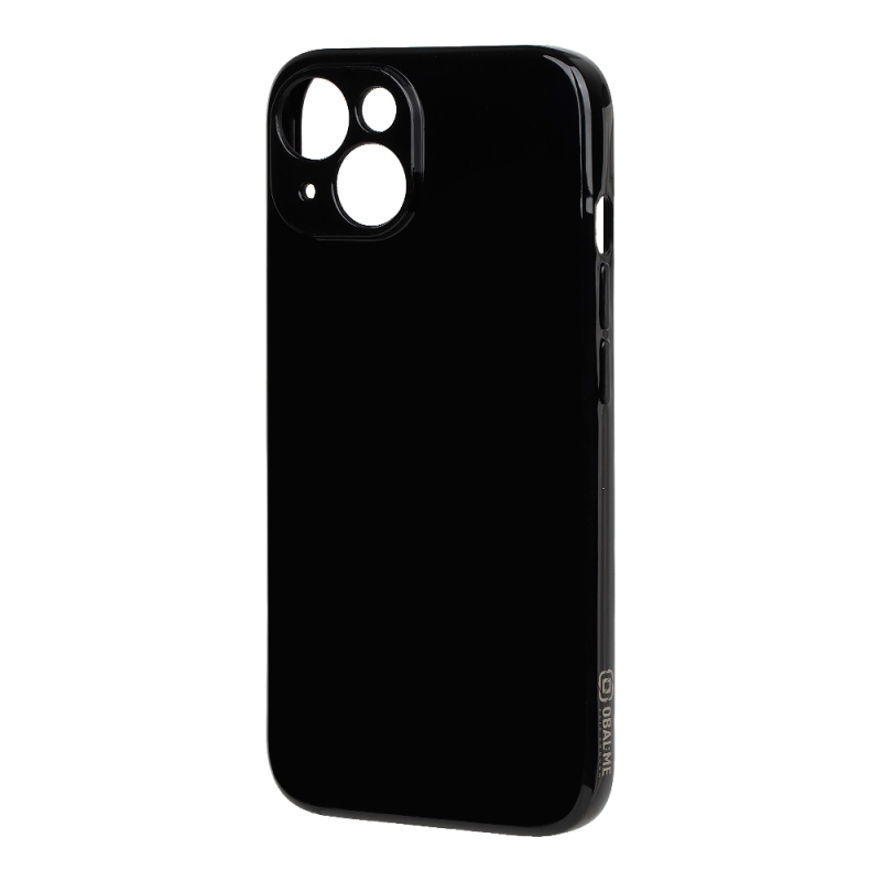 OBAL:ME Lesklé puzdro pre Apple iPhone 15, čierne