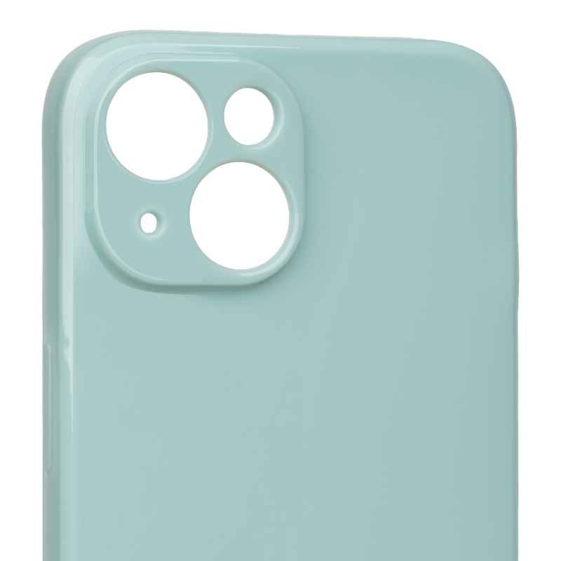 OBAL:ME Lesklé puzdro pre Apple iPhone 15 v mätovej farbe