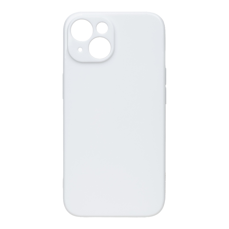OBAL:ME Lesklé puzdro pre Apple iPhone 15, biele