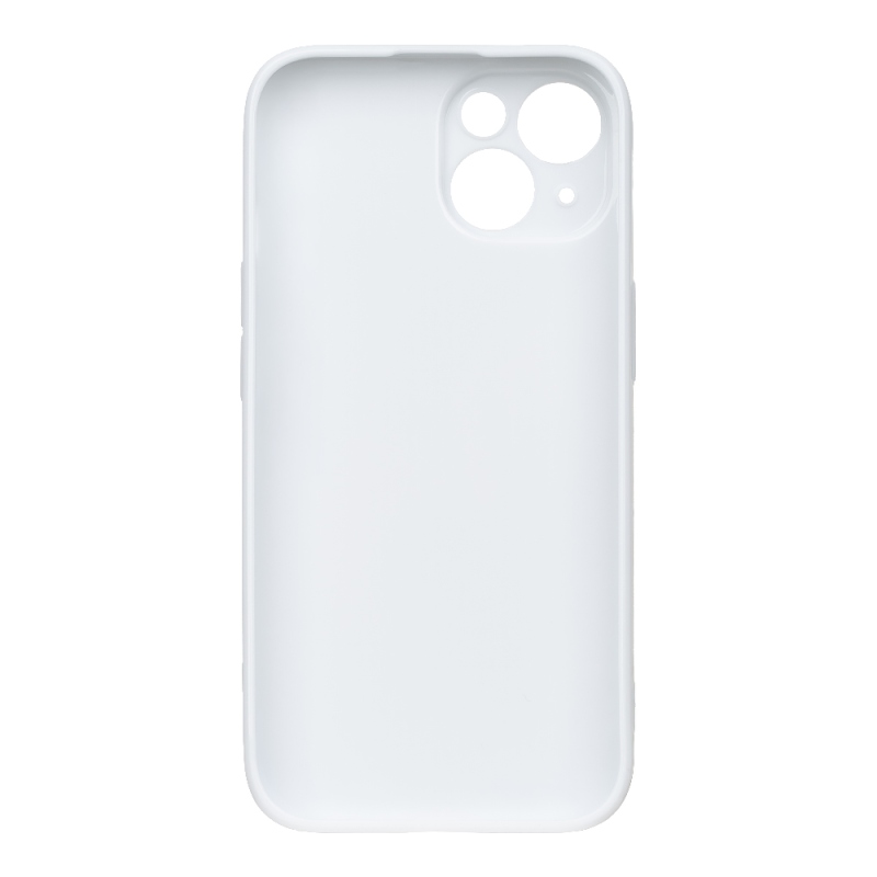 OBAL:ME Lesklé puzdro pre Apple iPhone 15, biele