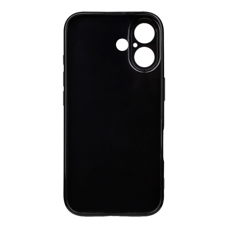OBAL:ME Lesklé puzdro pre Apple iPhone 16, čierne