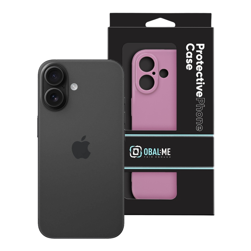 OBAL:ME Lesklé puzdro pre Apple iPhone 16 Orchid