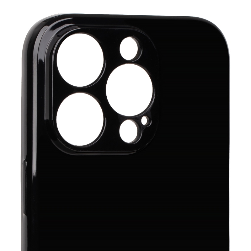 OBAL:ME Lesklé puzdro pre Apple iPhone 16 Pro, čierne
