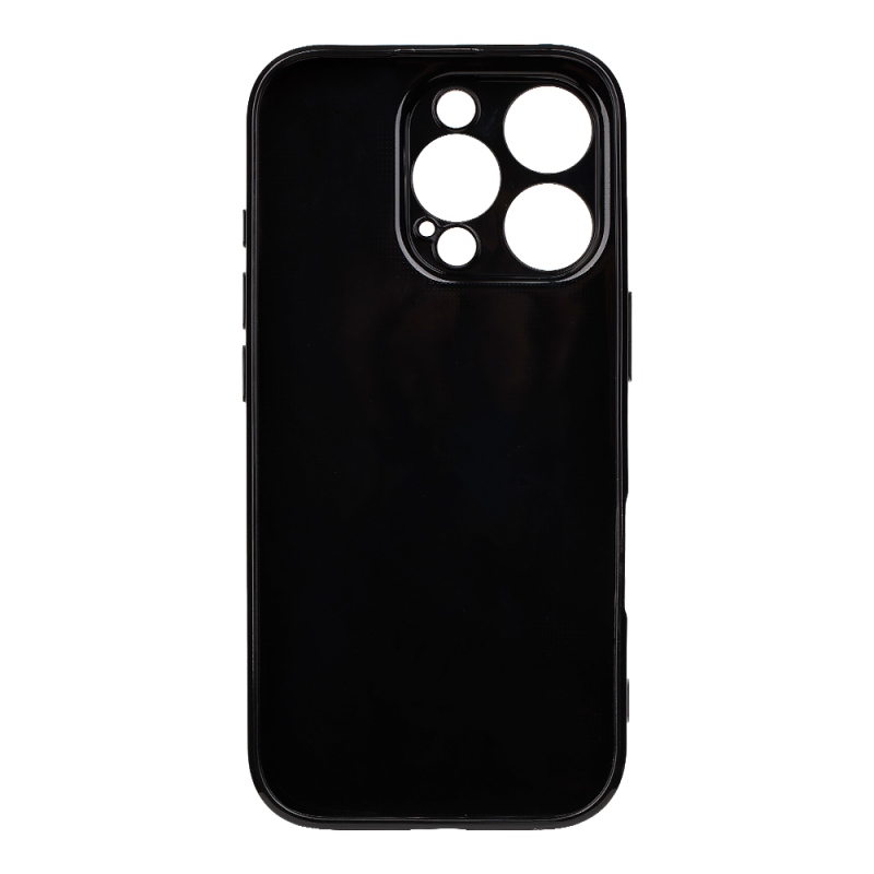 OBAL:ME Lesklé puzdro pre Apple iPhone 16 Pro, čierne