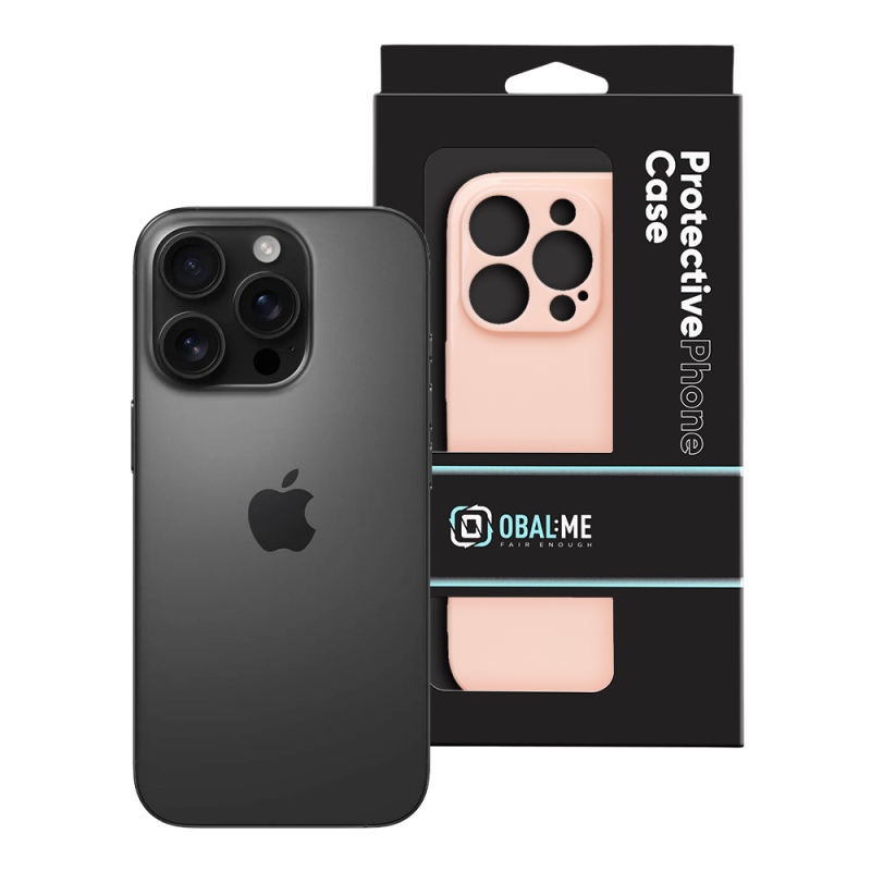 OBAL:ME Lesklé puzdro pre Apple iPhone 16 Pro Blush