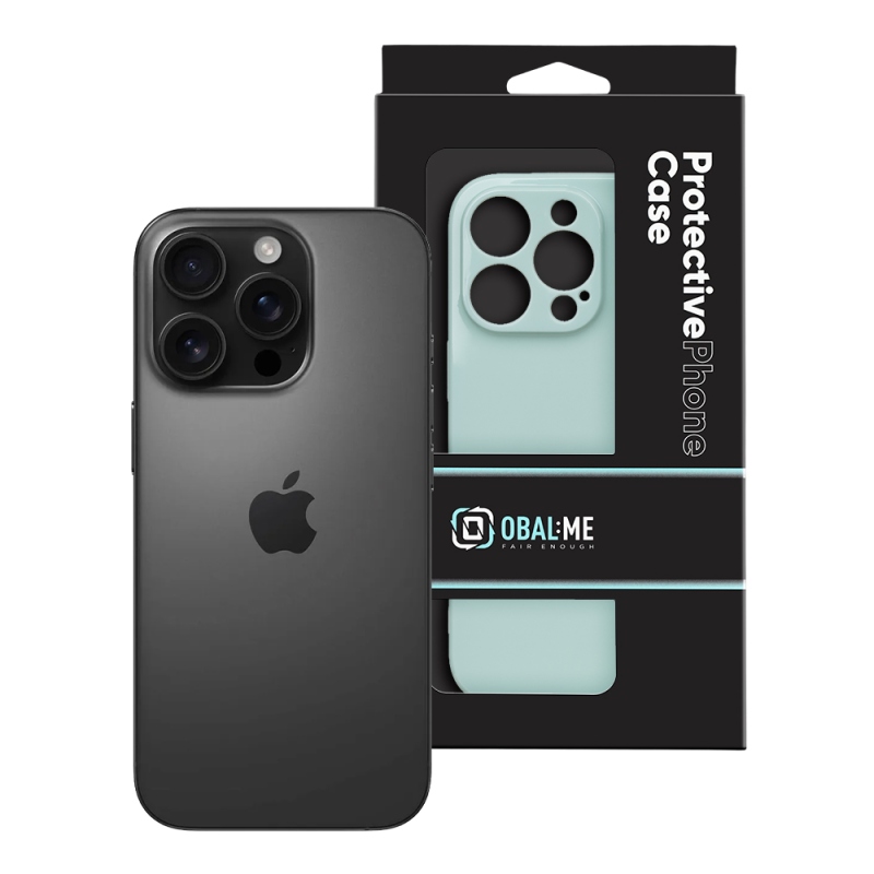 OBAL:ME Lesklé puzdro pre Apple iPhone 16 Pro v mätovej farbe