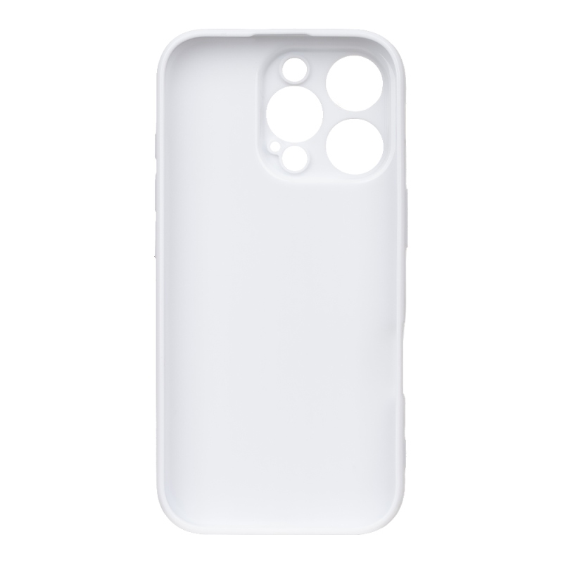 OBAL:ME Lesklé puzdro pre Apple iPhone 16 Pro, biele