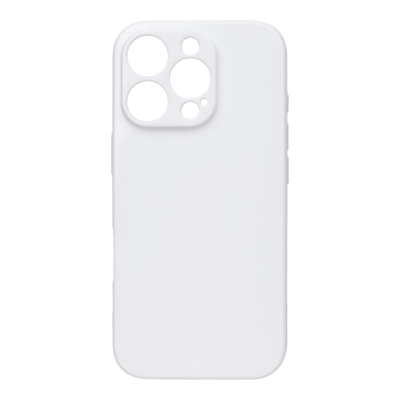 OBAL:ME Lesklé puzdro pre Apple iPhone 16 Pro, biele