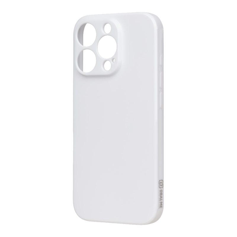 OBAL:ME Lesklé puzdro pre Apple iPhone 16 Pro, biele