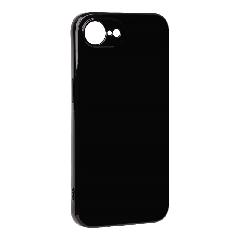 OBAL:ME Lesklé puzdro pre Apple iPhone 16e/17e, čierne