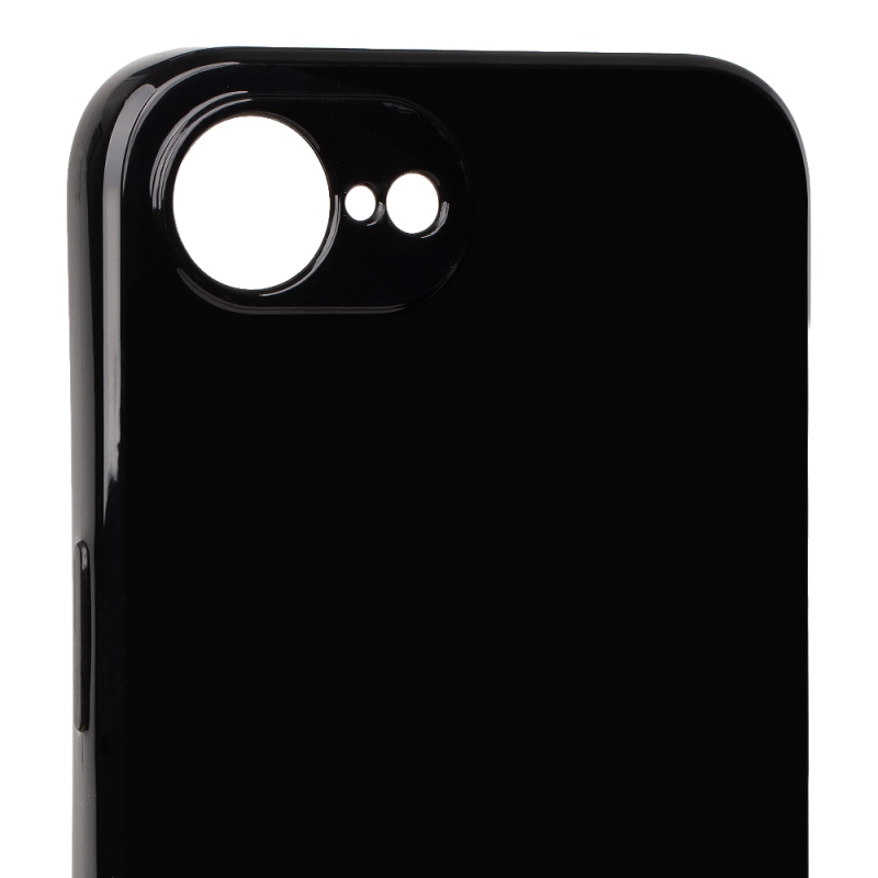 OBAL:ME Lesklé puzdro pre Apple iPhone 16e/17e, čierne