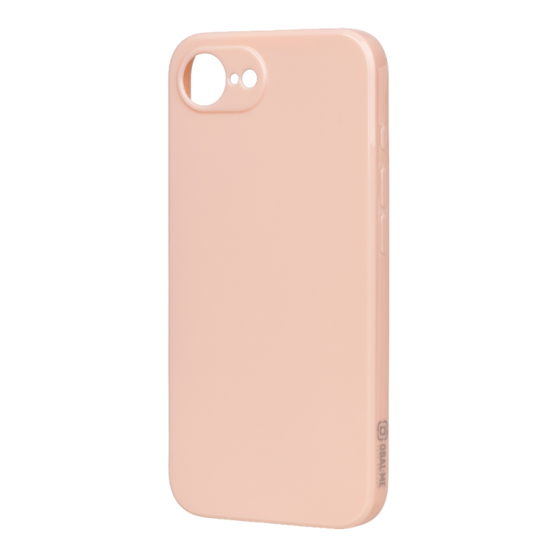 OBAL:ME Lesklé puzdro pre Apple iPhone 16e/17e v odtieni Blush