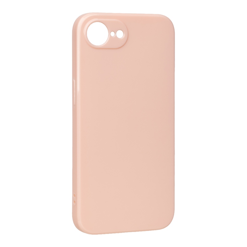 OBAL:ME Lesklé puzdro pre Apple iPhone 16e/17e v odtieni Blush