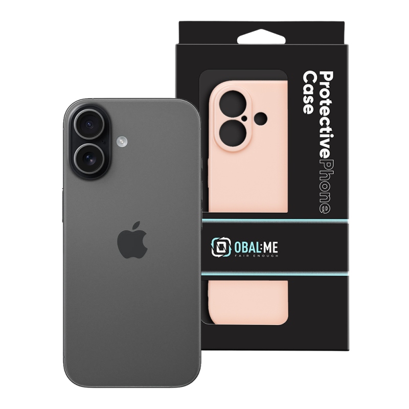 OBAL:ME Lesklé puzdro pre Apple iPhone 17 Blush