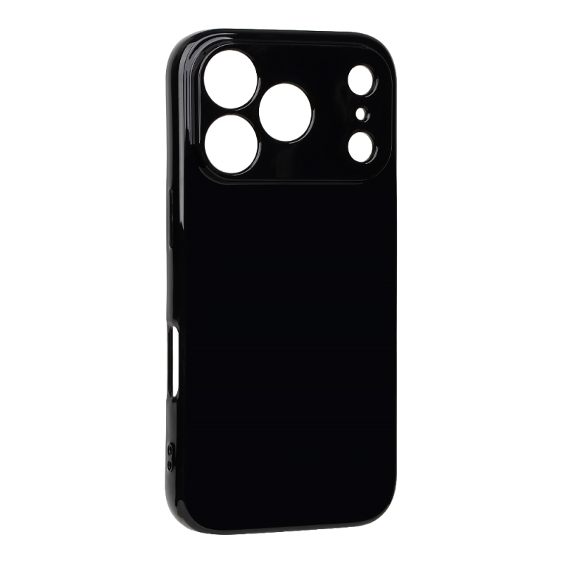 OBAL:ME Lesklé puzdro pre Apple iPhone 17 Pro, čierne