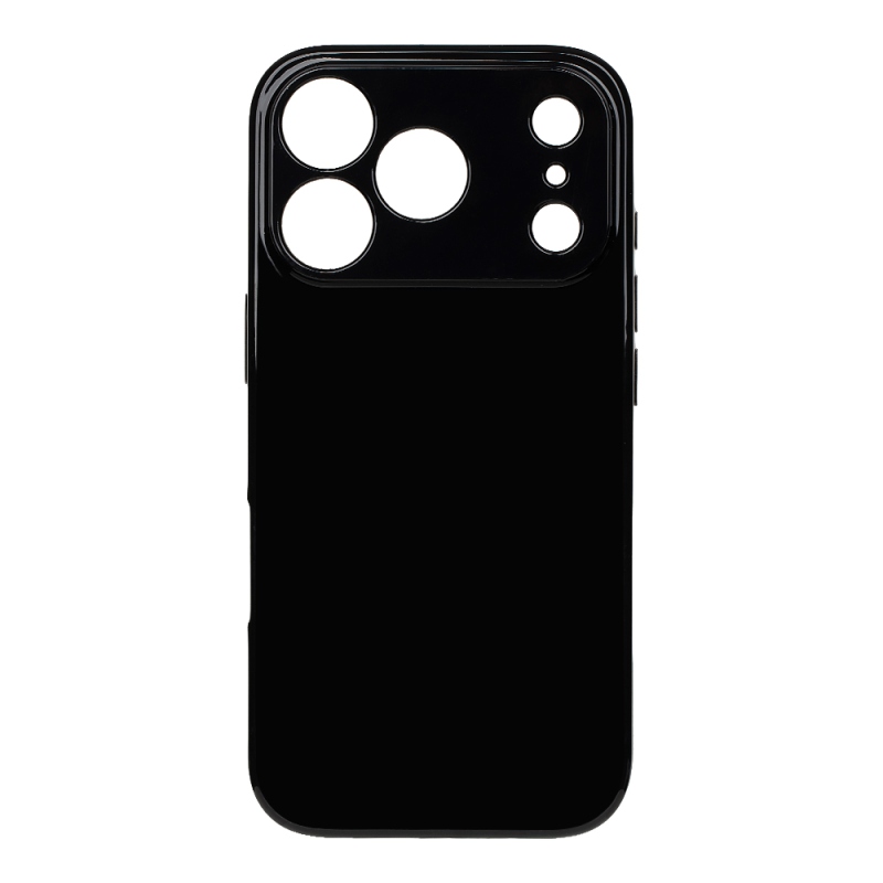 OBAL:ME Lesklé puzdro pre Apple iPhone 17 Pro, čierne