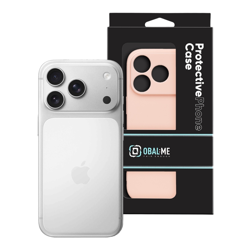 OBAL:ME Lesklé puzdro pre Apple iPhone 17 Pro Blush