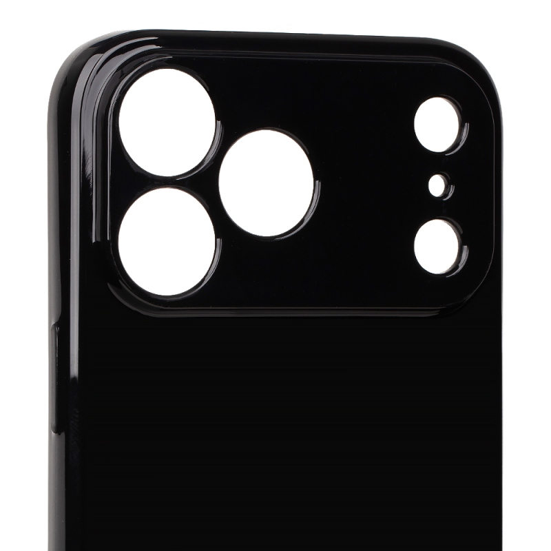 OBAL:ME Lesklé puzdro pre Apple iPhone 17 Pro Max – čierne
