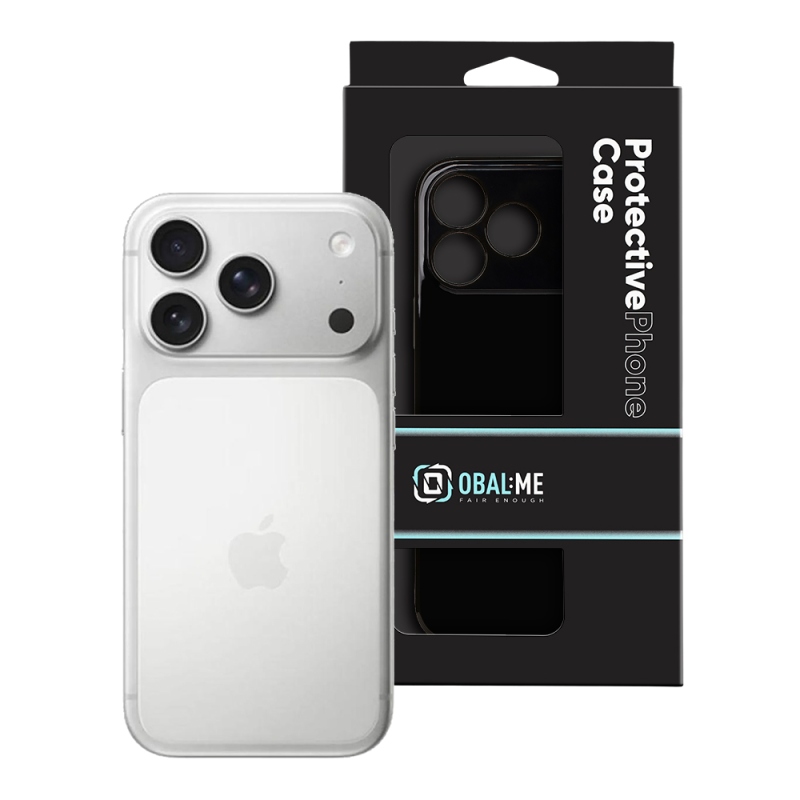 OBAL:ME Lesklé puzdro pre Apple iPhone 17 Pro Max – čierne