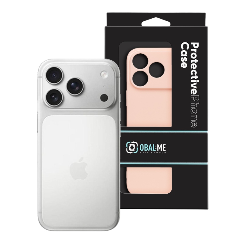 OBAL:ME Lesklé puzdro pre Apple iPhone 17 Pro Max Blush