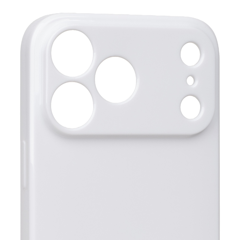 OBAL:ME Lesklé puzdro pre Apple iPhone 17 Pro Max, biele