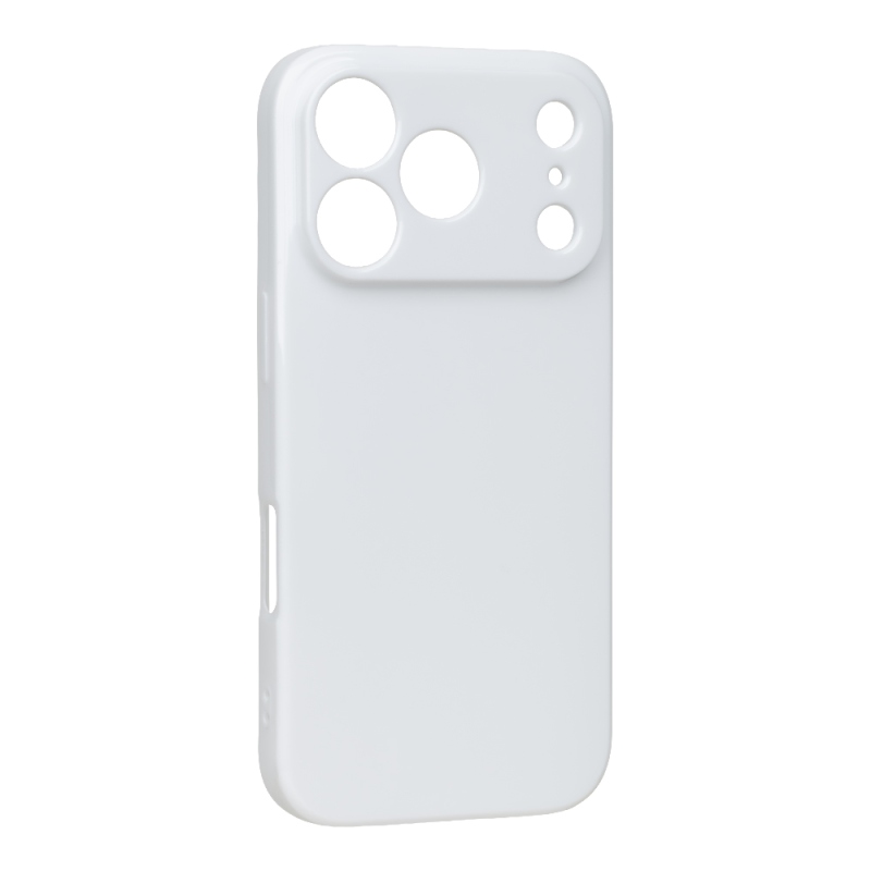OBAL:ME Lesklé puzdro pre Apple iPhone 17 Pro, biele