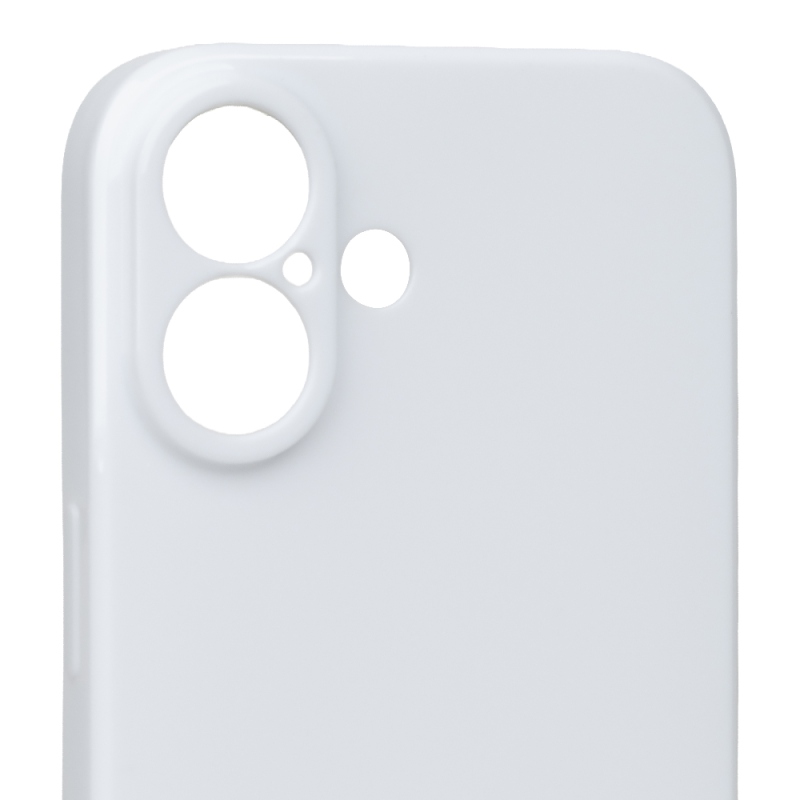 OBAL:ME Lesklé puzdro pre Apple iPhone 17, biele