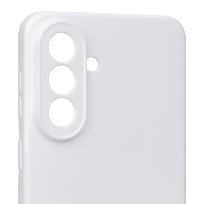 OBAL:ME Lesklé puzdro pre Samsung Galaxy A37 5G, biele