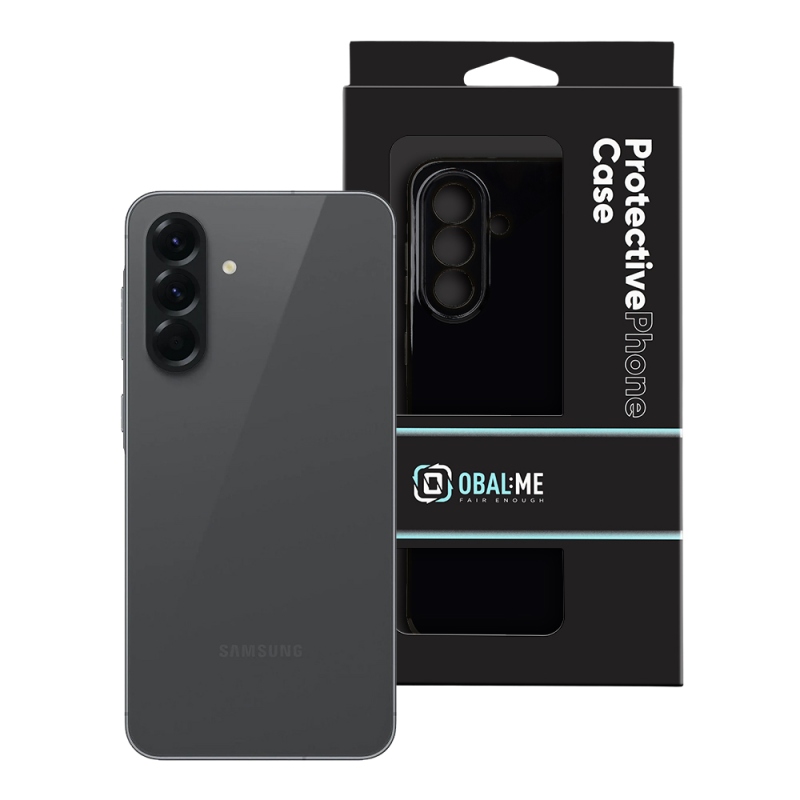 OBAL:ME Lesklé puzdro pre Samsung Galaxy A56 5G, čierne