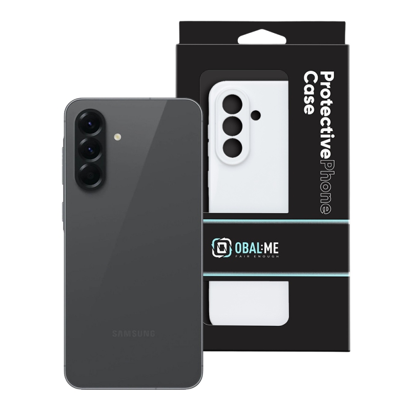 OBAL:ME Lesklé puzdro pre Samsung Galaxy A56 5G, biele