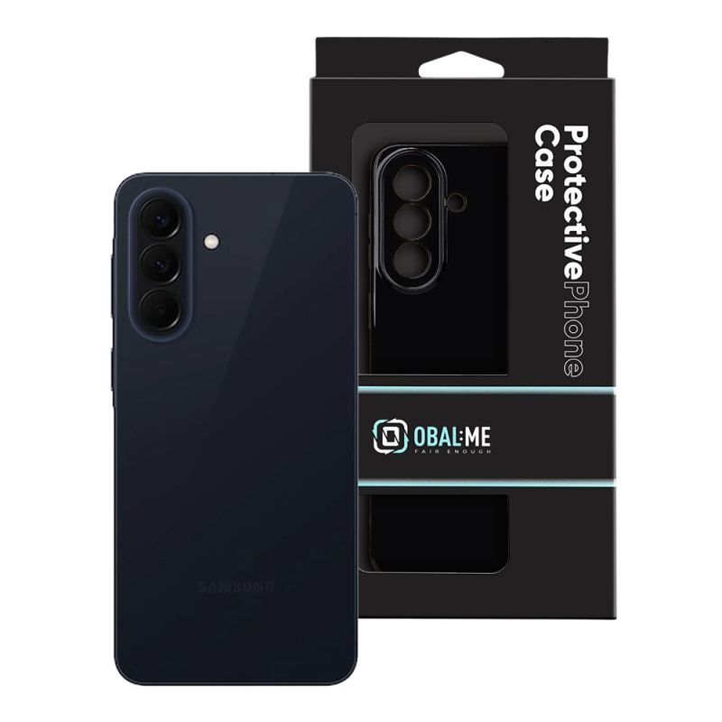 OBAL:ME Lesklé puzdro pre Samsung Galaxy A57 5G, čierne