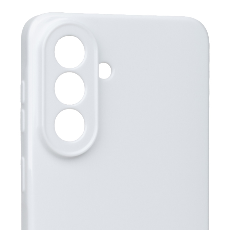 OBAL:ME Lesklé puzdro pre Samsung Galaxy A57 5G, biele