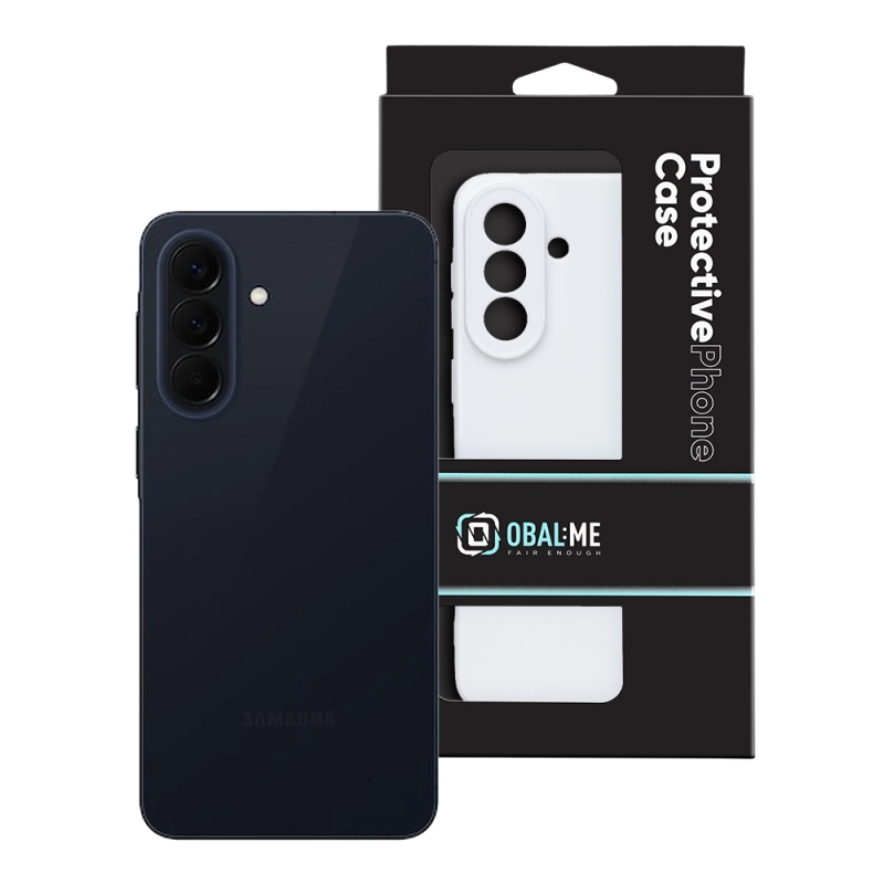 OBAL:ME Lesklé puzdro pre Samsung Galaxy A57 5G, biele