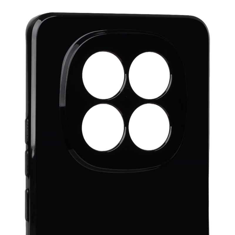 OBAL:ME Lesklé puzdro pre Xiaomi Redmi Note 15 4G/5G, čierne