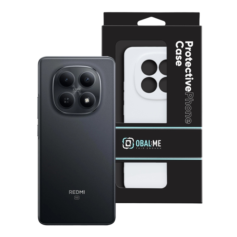 OBAL:ME Lesklé puzdro pre Xiaomi Redmi Note 15 4G/5G, biele