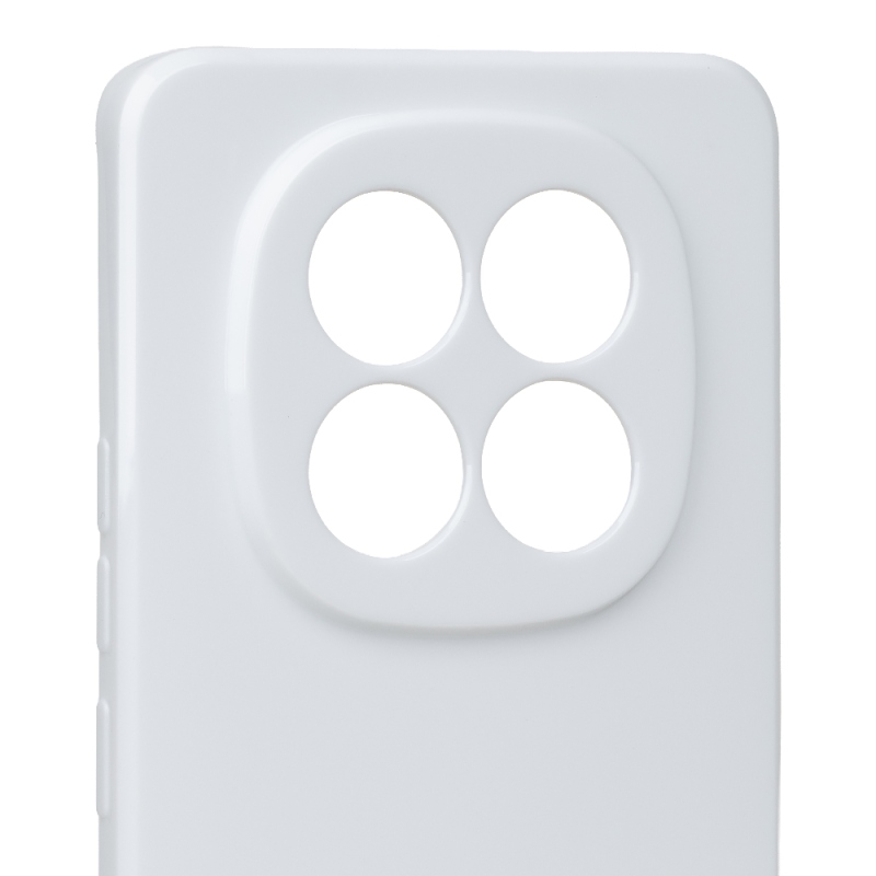 OBAL:ME Lesklé puzdro pre Xiaomi Redmi Note 15 4G/5G, biele