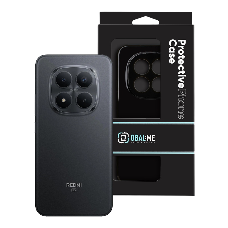 OBAL:ME Lesklé puzdro pre Xiaomi Redmi Note 15 Pro+ 5G, čierne