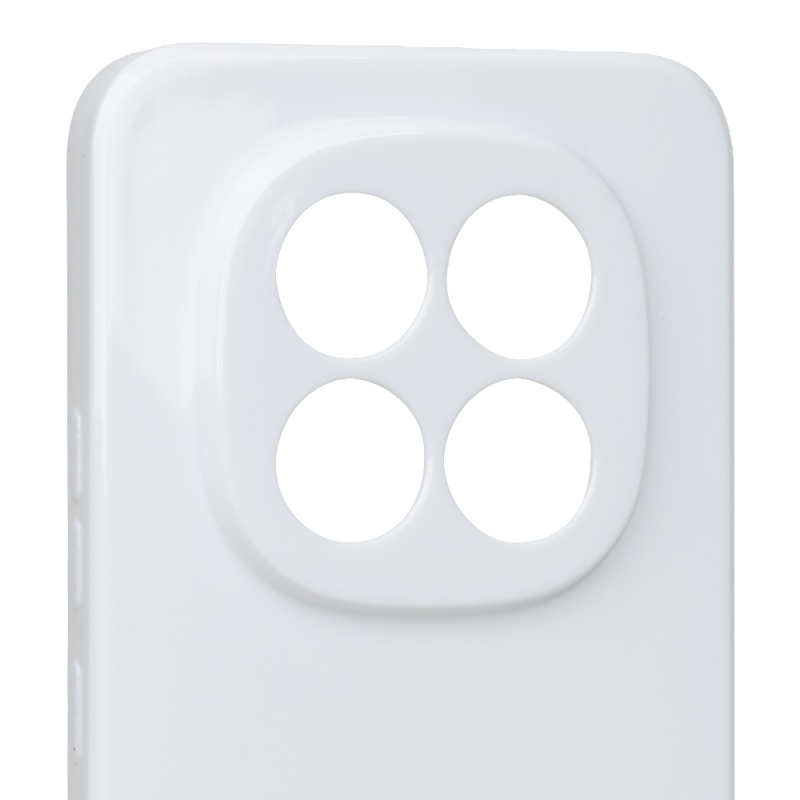 OBAL:ME Lesklé puzdro pre Xiaomi Redmi Note 15 Pro+ 5G, biele