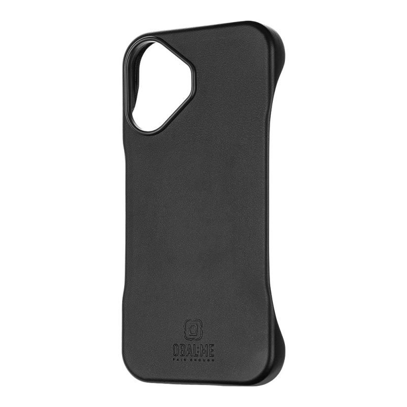 OBAL:ME LeatherTanga Cover pre Apple iPhone 16 Black